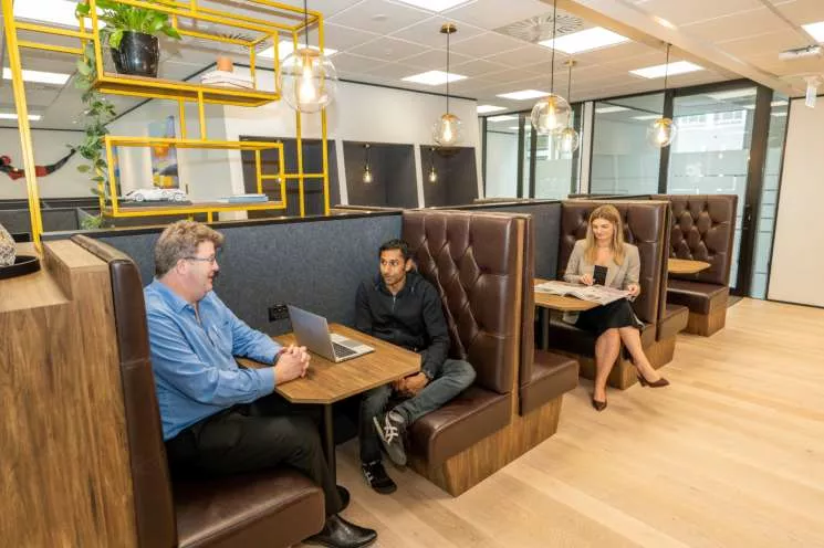 Man working on a computer